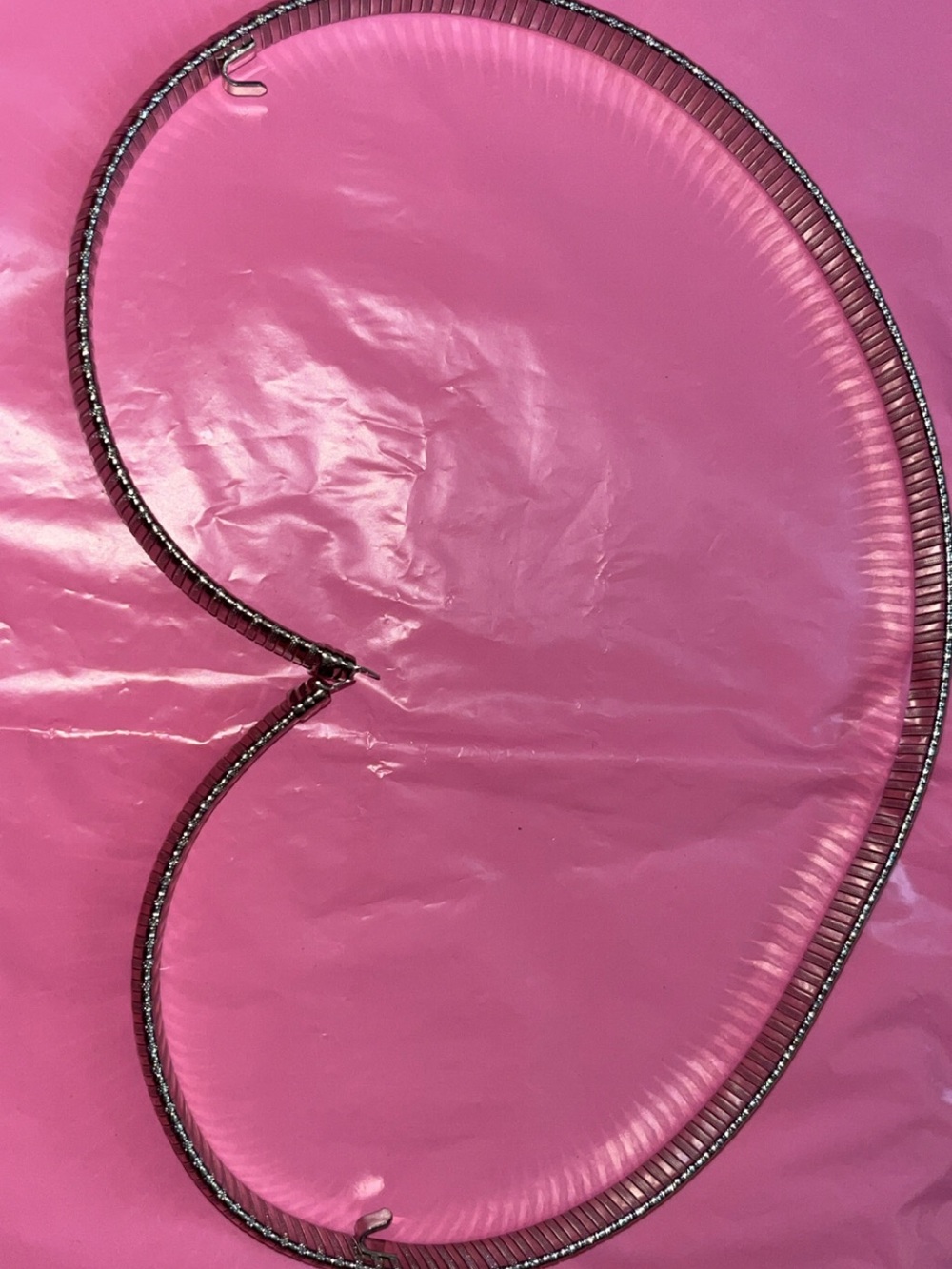 Vintage Women’s Metallic Coil Waist Belt - Silver